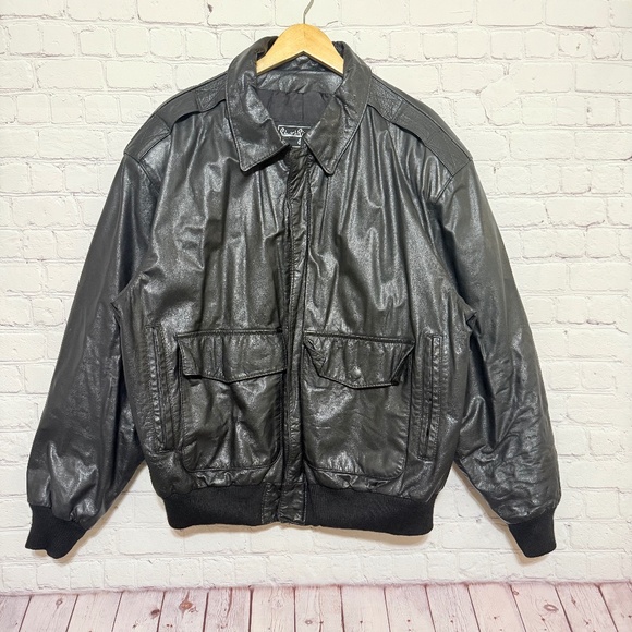 80’s Vintage Gino Di Giorgio Leather Biker Jacket - Picture 1 of 14